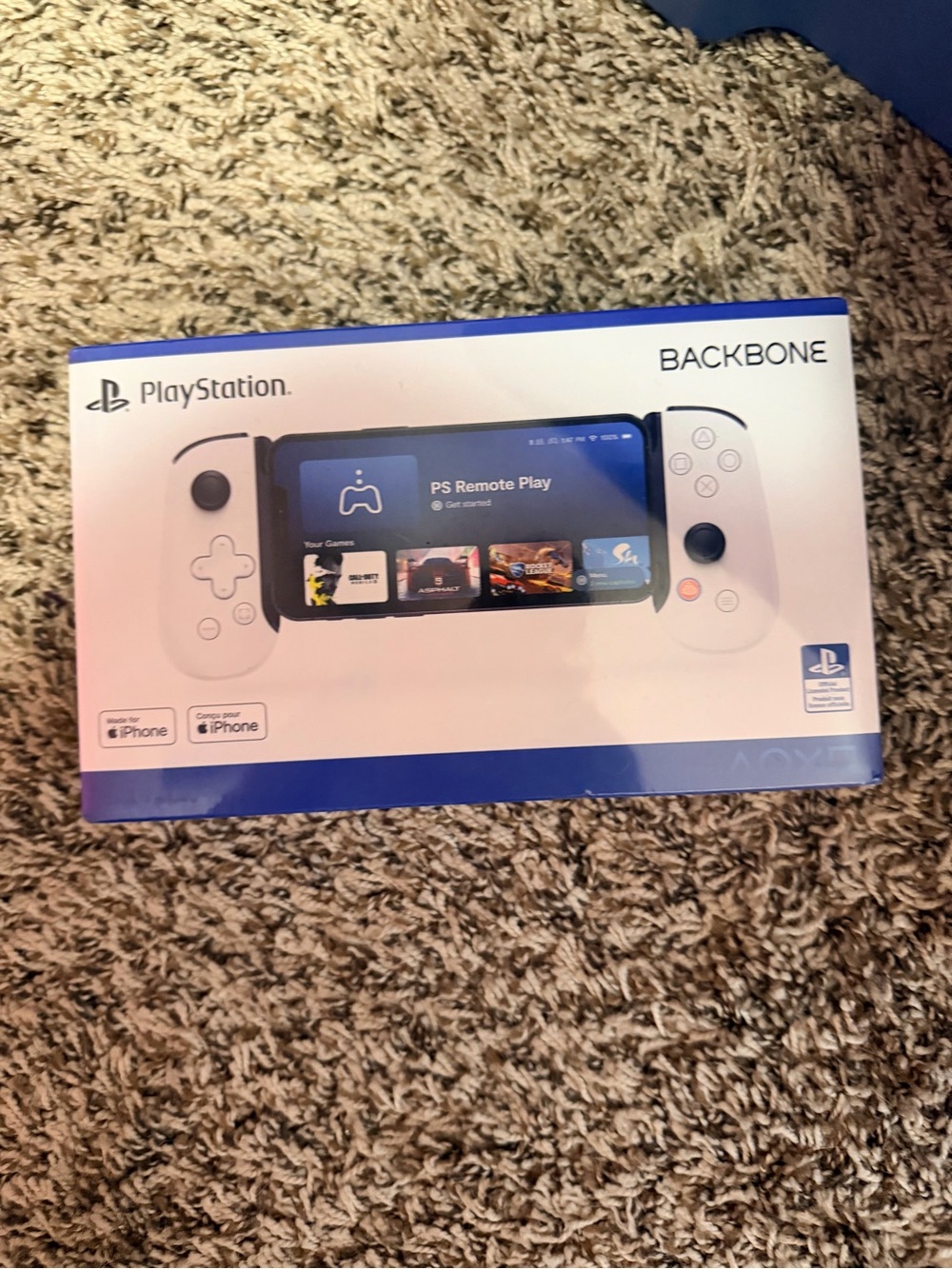 Sony PlayStation White Backbone Mobile Controller for iPhone